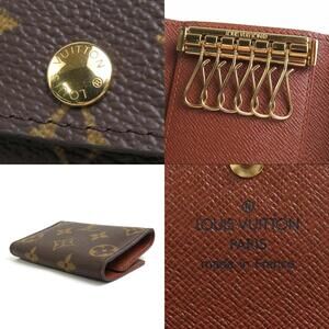 Louis Vuitton Monogram Holder Brown Key canvas 6 flap